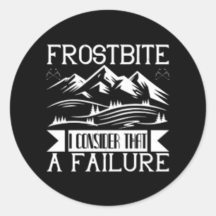 Sticker Rond Alpinisme - Frostbite