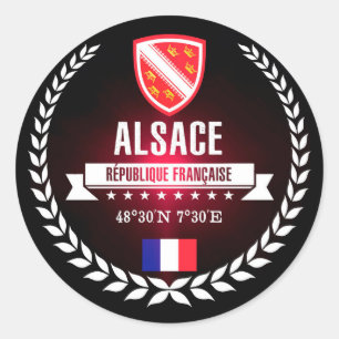 Sticker Rond Alsace