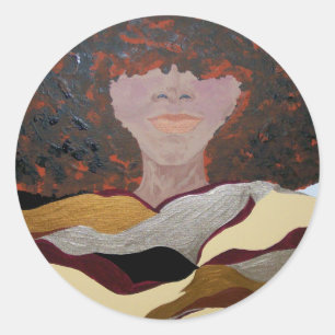 Sticker Rond Âme Sista par le Kenya Verrett