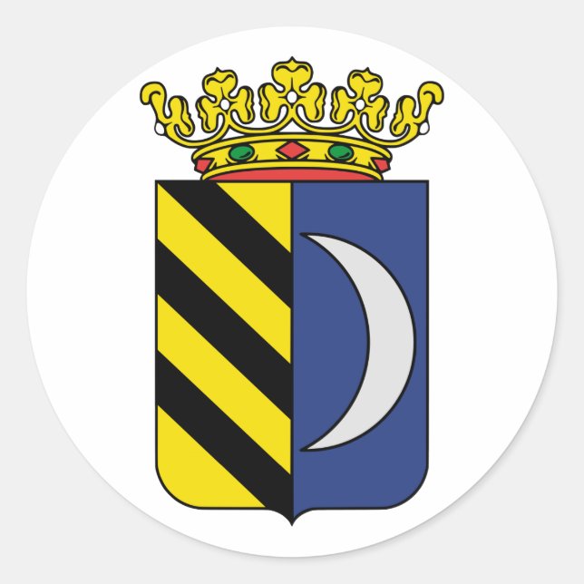 Sticker Rond Ameland, Pays-Bas (Devant)