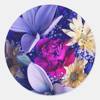 Sticker Rond Aménagement floral 313b