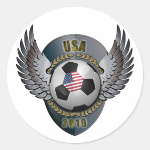 Sticker Rond America Soccer Crest