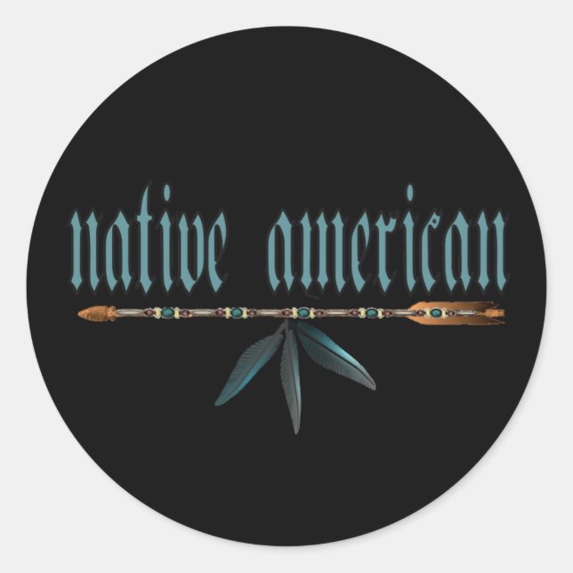 Sticker Rond américain (Devant)