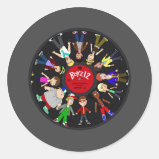 Sticker Rond American Dad Boyz 12