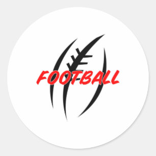 Sticker Rond American Football États-Unis Joueur Jeux Idée cade