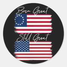 Amérique patriotique Né Grand Toujours Grande État