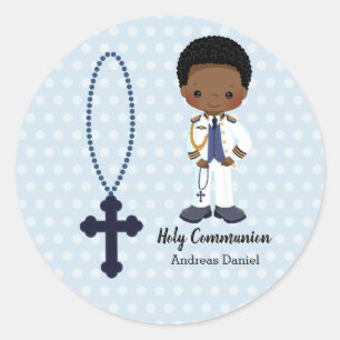 Sticker Rond Amiral espagnol Premier communion garçon