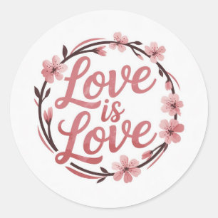Sticker Rond Amour