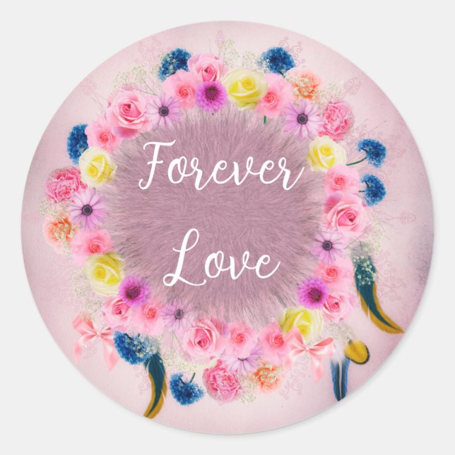 Sticker Rond Amour (Devant)