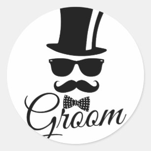 Sticker Rond Amoureux