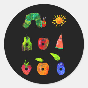 Sticker Rond Amoureux Livre Vintage Pour Enfants