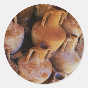 Sticker Rond Amphore grec ancien