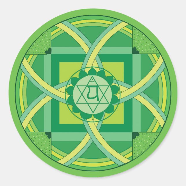 Sticker Rond Anahata chakra (Devant)
