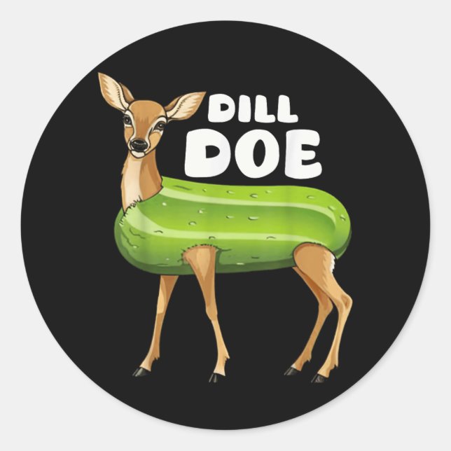Sticker Rond anal doe (Devant)
