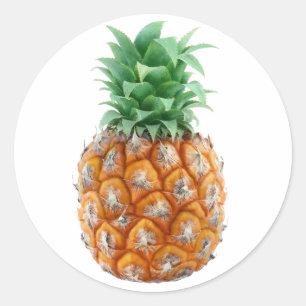 Sticker Rond Ananas