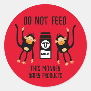 Sticker Rond Anaphylaxie Enfants Avertissements allergiques