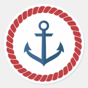 Sticker Rond Anchor