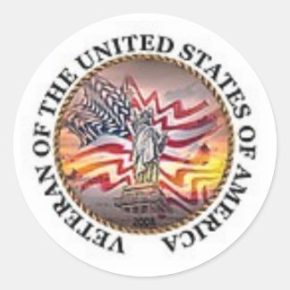 Sticker Rond Ancien combattant