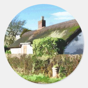 STICKER ROND ANCIENNE ANGLETERRE