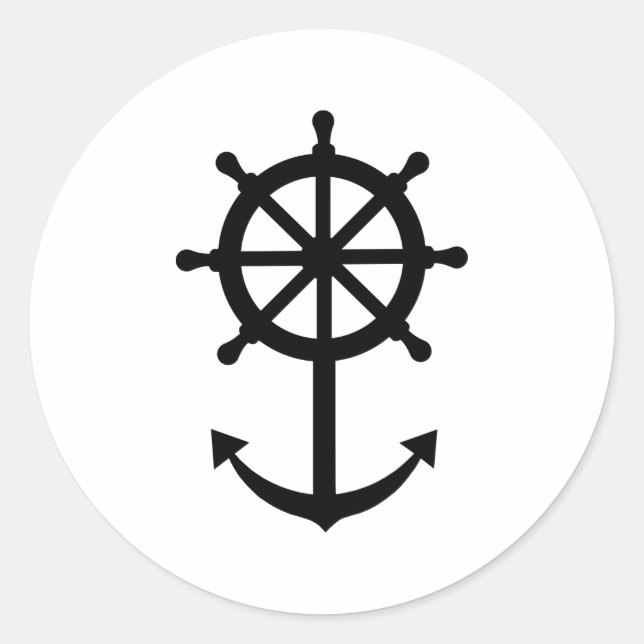 Sticker Rond Ancrage du volant (Devant)