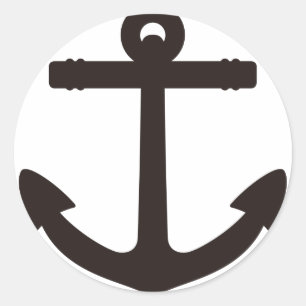 Sticker Rond Ancre