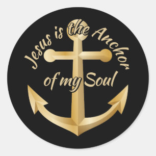 Sticker Rond Ancre