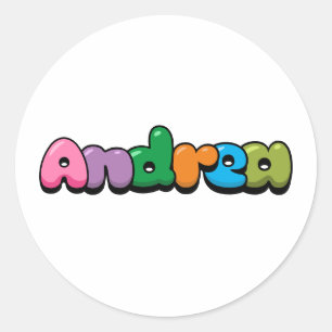 Sticker Rond Andrea