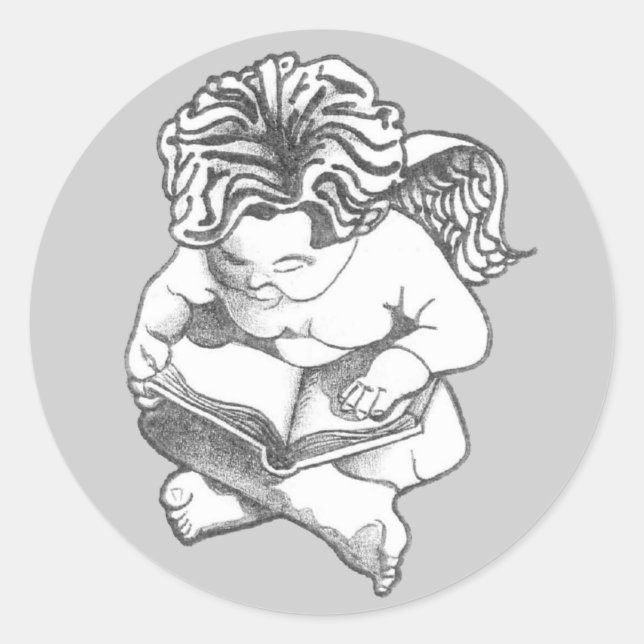 Sticker Rond ange (Devant)