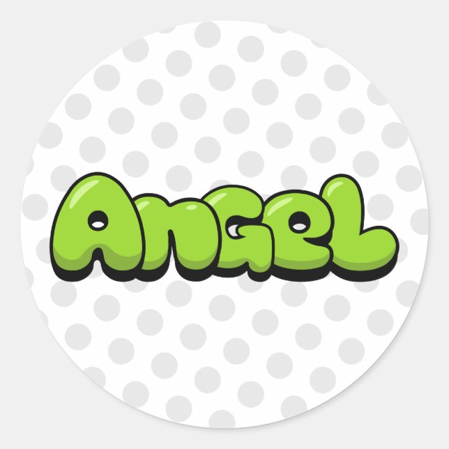 Sticker Rond Angel (Devant)