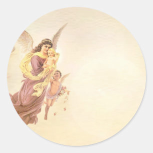 Sticker Rond Angel