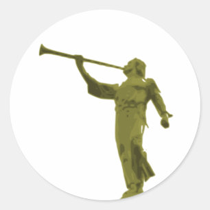 Sticker Rond Angel MORONI