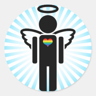 Sticker Rond angélique.