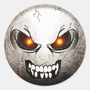 Sticker Rond Angermoji Vintage