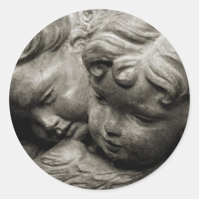 Sticker Rond Anges (Devant)