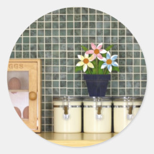 Sticker Rond Angles de cuisine