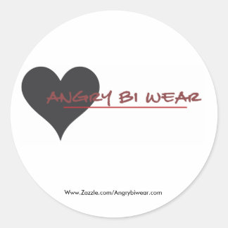 Sticker Rond Angrybiwear