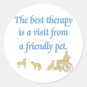 Sticker Rond Animaux de compagnie