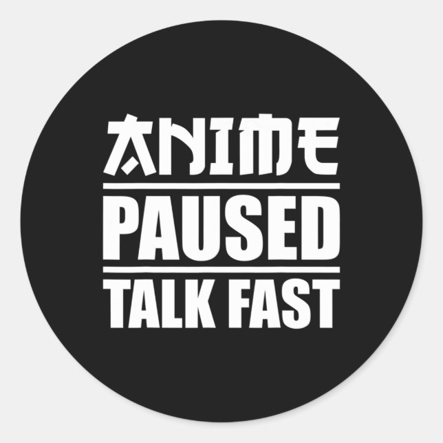 Sticker Rond Anime Art Pour Hommes Femmes Ados Filles Anime Mer (Devant)