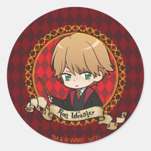 Sticker Rond Anime Ron Weasley