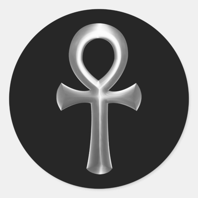 Sticker Rond Ankh (Devant)