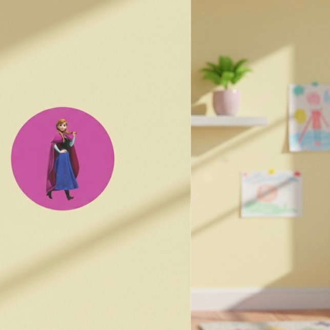 Sticker Rond Anna (Créateur téléchargé)