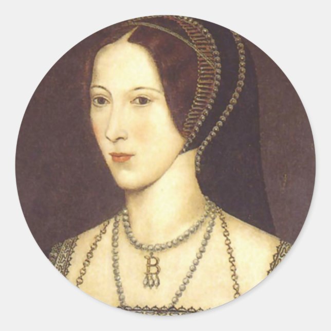 Sticker Rond Anne Boleyn (Devant)