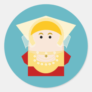 Sticker Rond Anne de Cleves