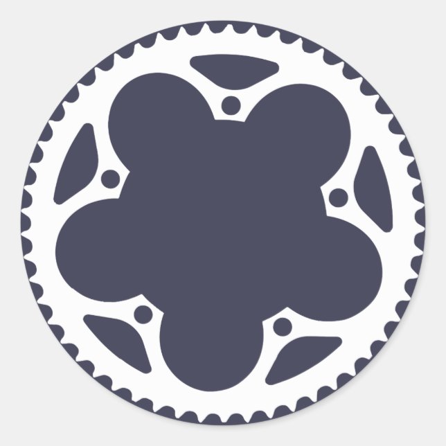 Sticker Rond Anneau de chaîne (Devant)