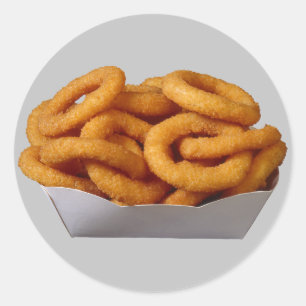 Sticker Rond Anneaux d'oignon