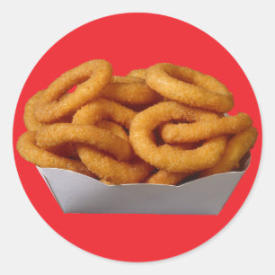 Sticker Rond Anneaux d'oignon