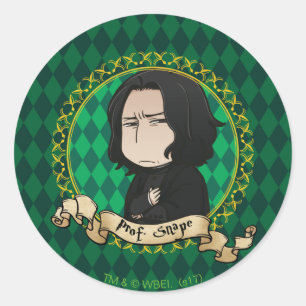 Sticker Rond Annime Professeur Snape