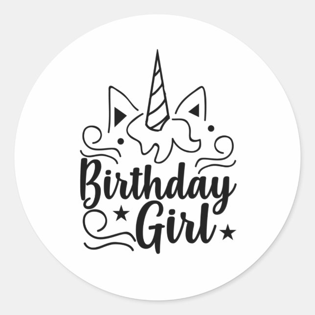Sticker Rond Anniversaire (Devant)