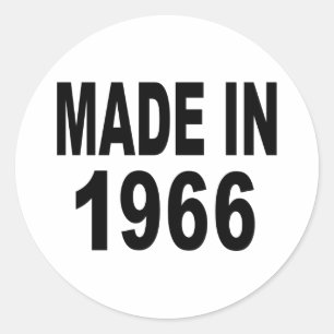 Sticker Rond Anniversaire 1966