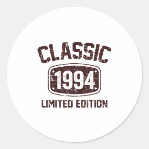 Sticker Rond Anniversaire classique cadeau pour les 1994s Limit